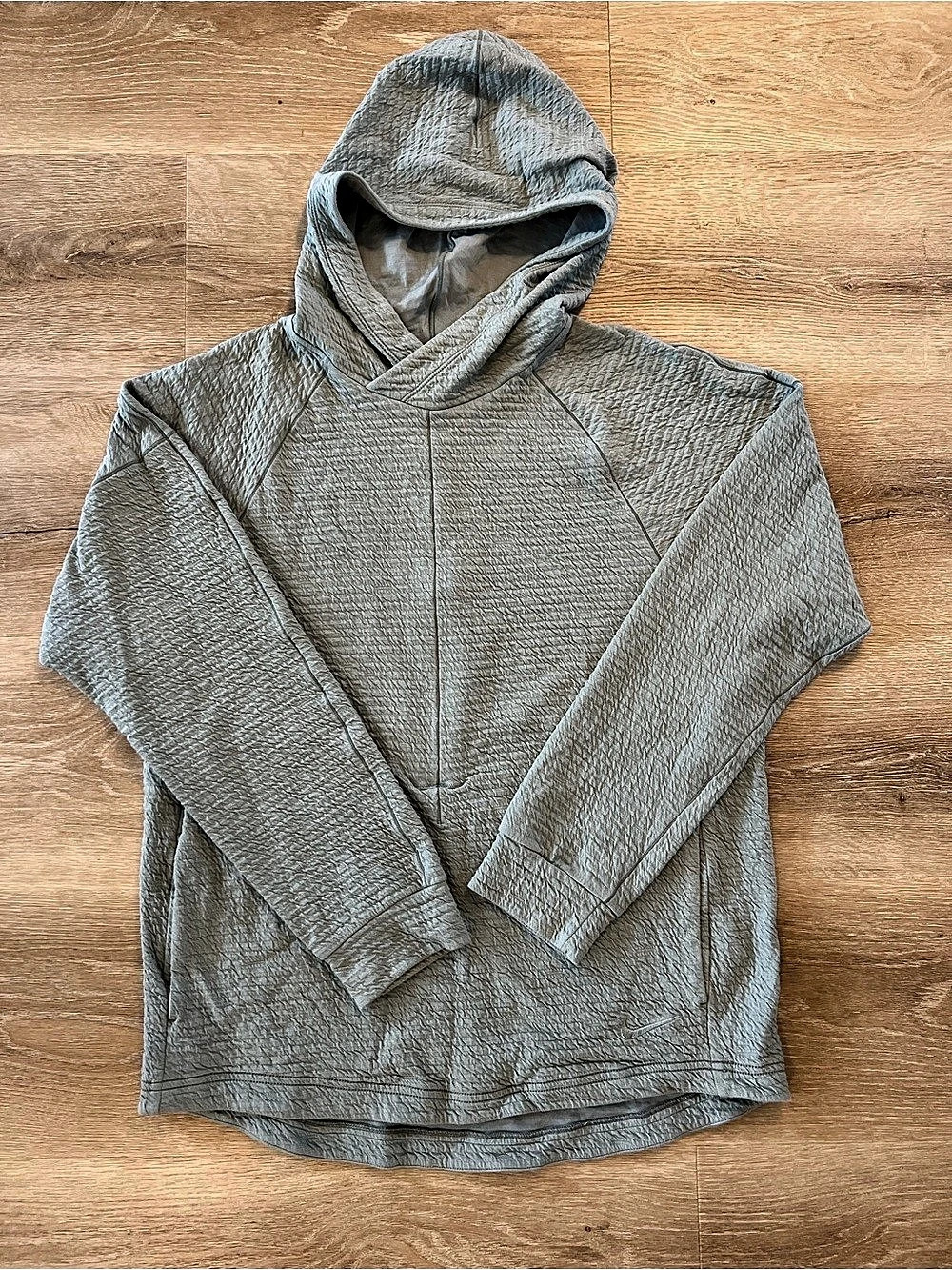 Nike Yoga Dri-Fit Textured Pullover Green/Gray Men’s Large